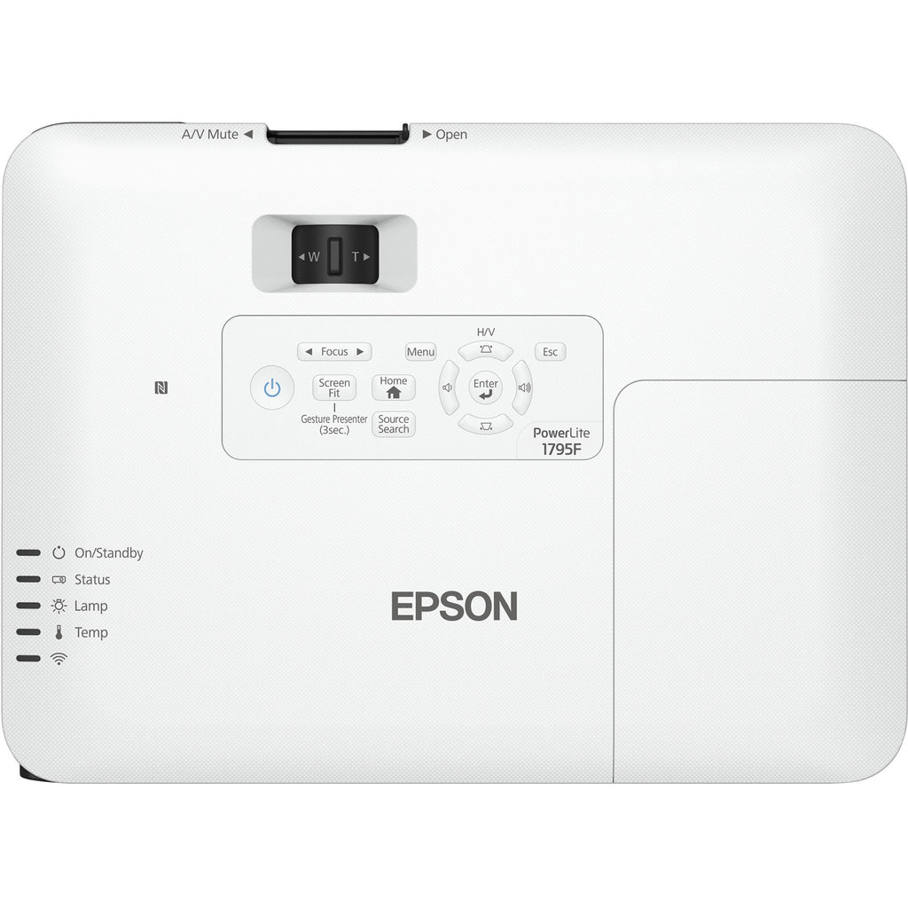 Epson - V11H796020 - Powerlite 1795F Projector, 1080P, 3200 Lumens, 3LCD
