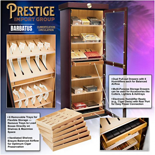 Prestige Import Group-Barbatus Cabinet Humidor