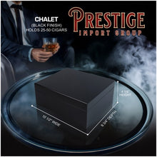 Load image into Gallery viewer, Prestige Import Group-Chalet (Black)-Desktop Humidor