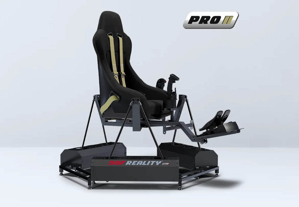 DOF Reality - Motion Simulator Platform - 6 Axis PRO (P6) with SFU and XTRA Smooth Gearing (Components Not Included)