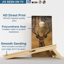 Load image into Gallery viewer, CORNHOLE GAMES USA - AMERICAN DEER FLAG CORNHOLE BOARDS