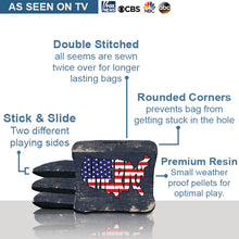 Load image into Gallery viewer, CORNHOLE GAMES USA - 8 AMERICA PRO CORNHOLE BAGS