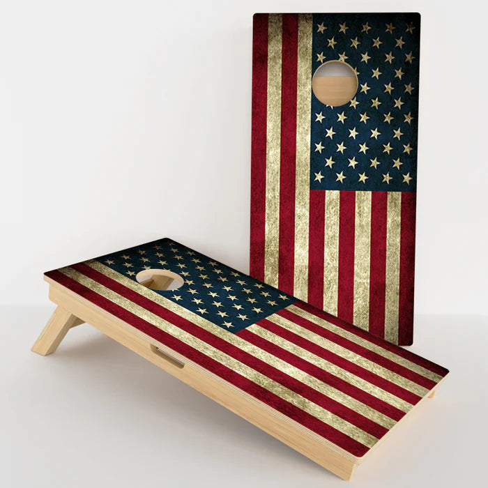 CORNHOLE GAMES USA - AMERICAN FLAG PROFESSIONAL CORNHOLE BOARDS