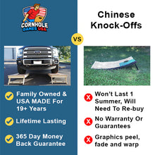 Load image into Gallery viewer, CORNHOLE GAMES USA - RUSTIC AMERICAN FLAG PROFESSIONAL CORNHOLE BOARDS