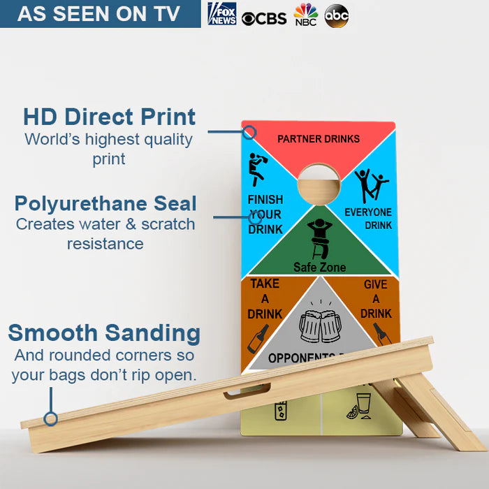 CORNHOLE GAMES USA - DRINKING GAME PROFESSIONAL CORNHOLE BOARDS