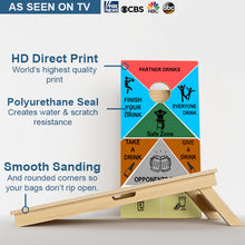 Load image into Gallery viewer, CORNHOLE GAMES USA - DRINKING GAME PROFESSIONAL CORNHOLE BOARDS