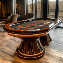 Load image into Gallery viewer, Custom Leather Poker Table