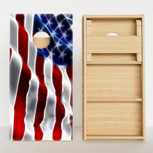 Load image into Gallery viewer, CORNHOLE GAMES USA - USA FLAG PROFESSIONAL CORNHOLE BOARDS