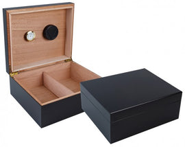 Prestige Import Group-Chalet (Black)-Desktop Humidor