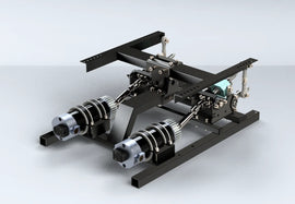 DOF Reality - Motion Simulator Platform - 2 Axis Pro Mover (MP2) With SFU and XTRA Smooth Gearing (Components Not Included)